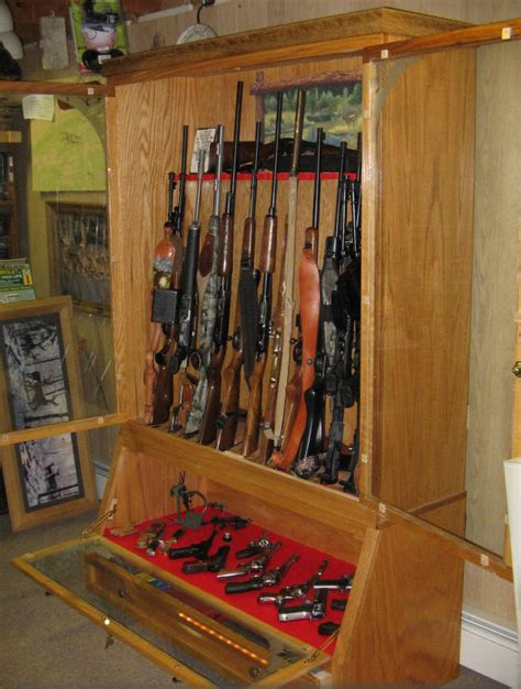 making a steel gun cabinet|12 gun cabinet woodworking plans.